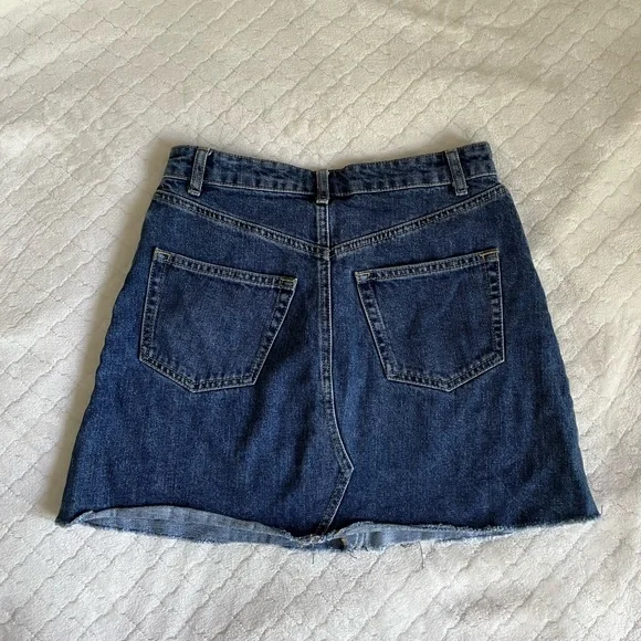 🔵 French Connection Allene Denim Skirt 4 - Picture 4 of 4